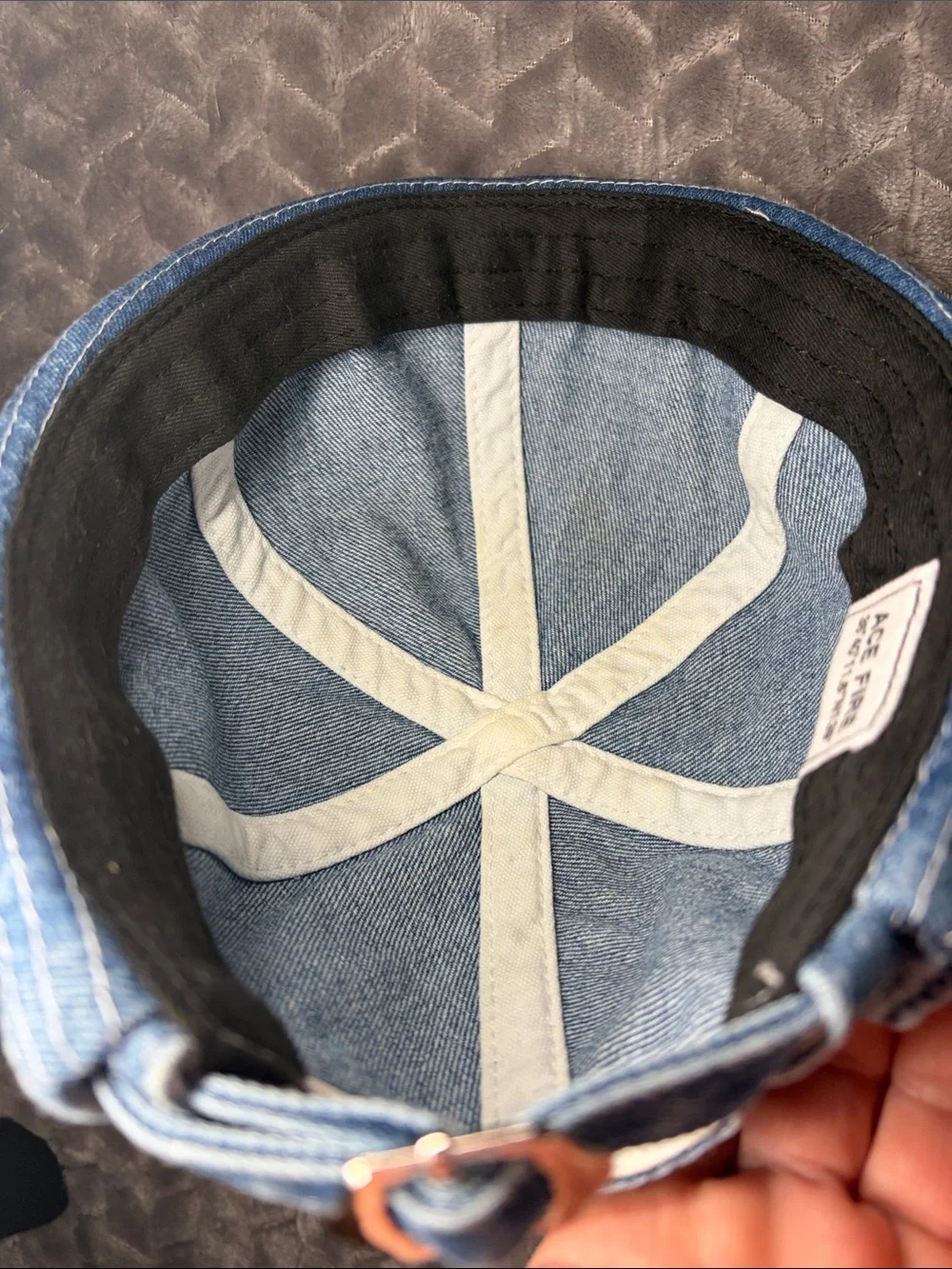 NWOT Ace Fire Men’s Medium Blue Denim Docker Cap